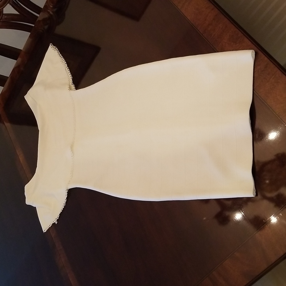 New white Marciano stretch dress